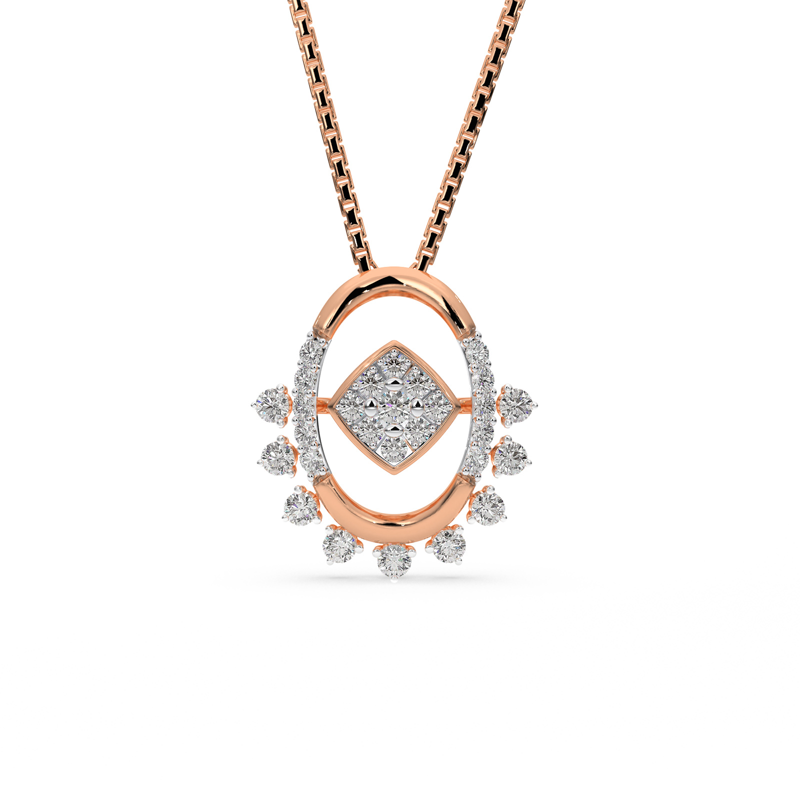 DIAMOND PENDANT 18CT