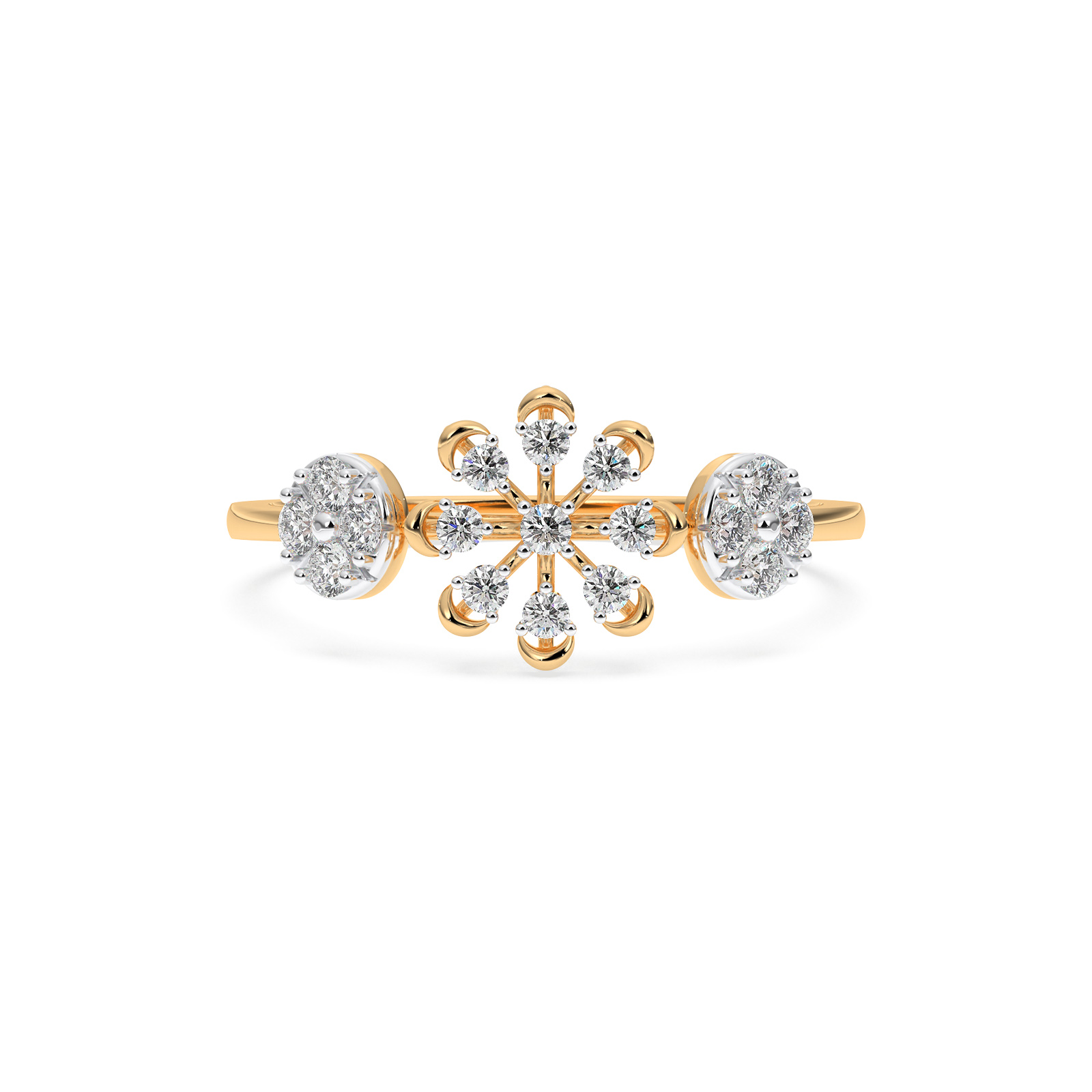DIAMOND LADIES RING 18CT