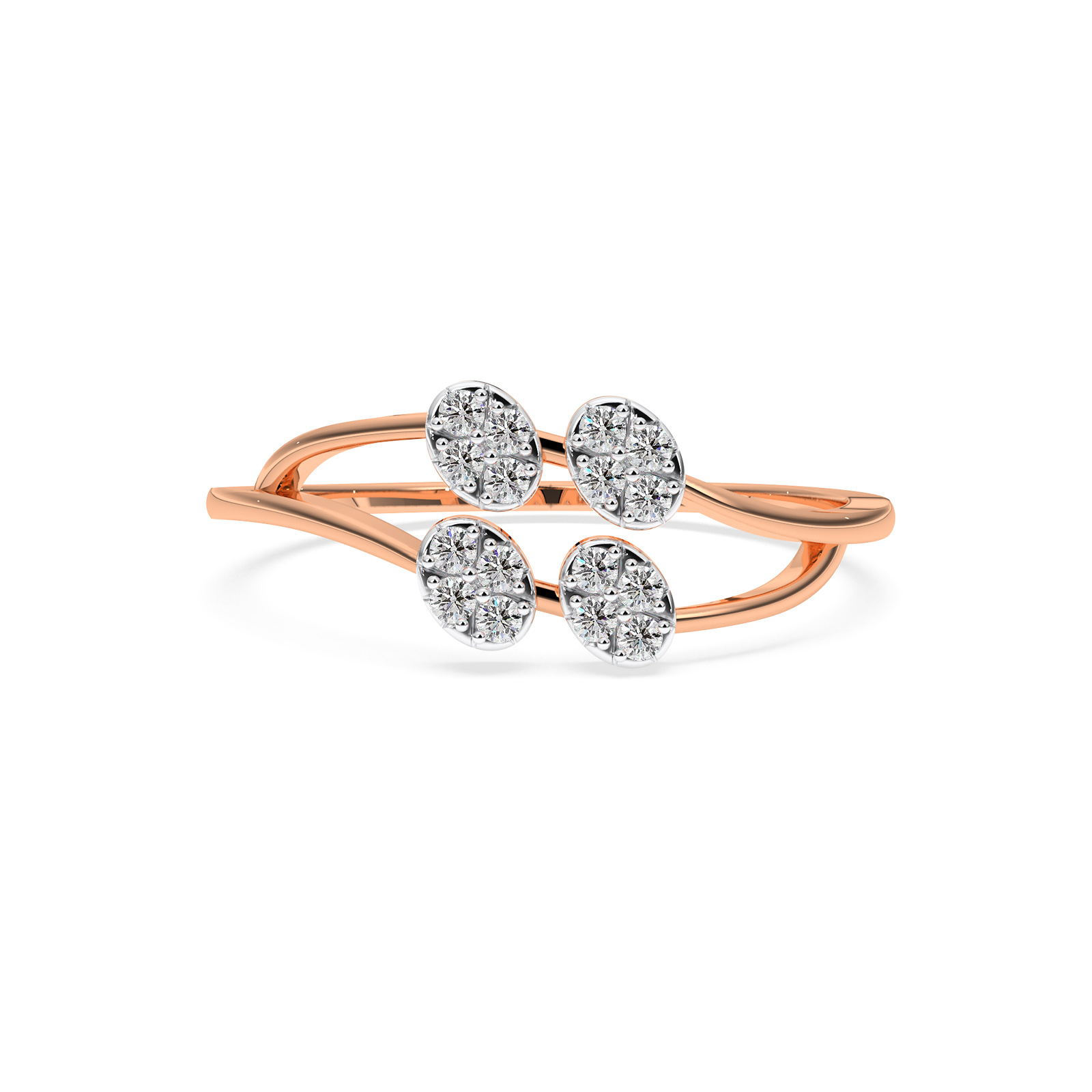 DIAMOND LADIES RING 18CT
