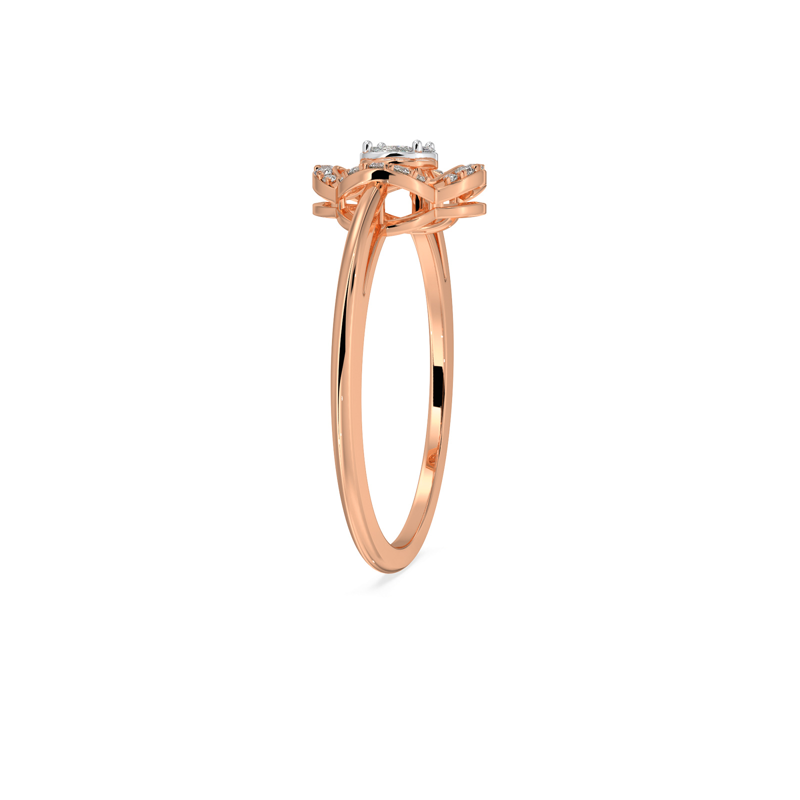 DIAMOND LADIES RING 18CT