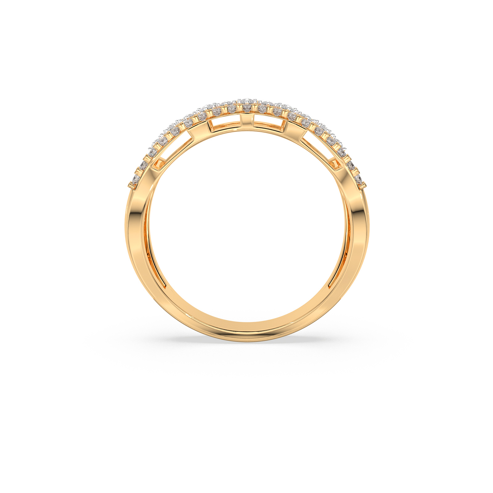 DIAMOND LADIES RING 18CT