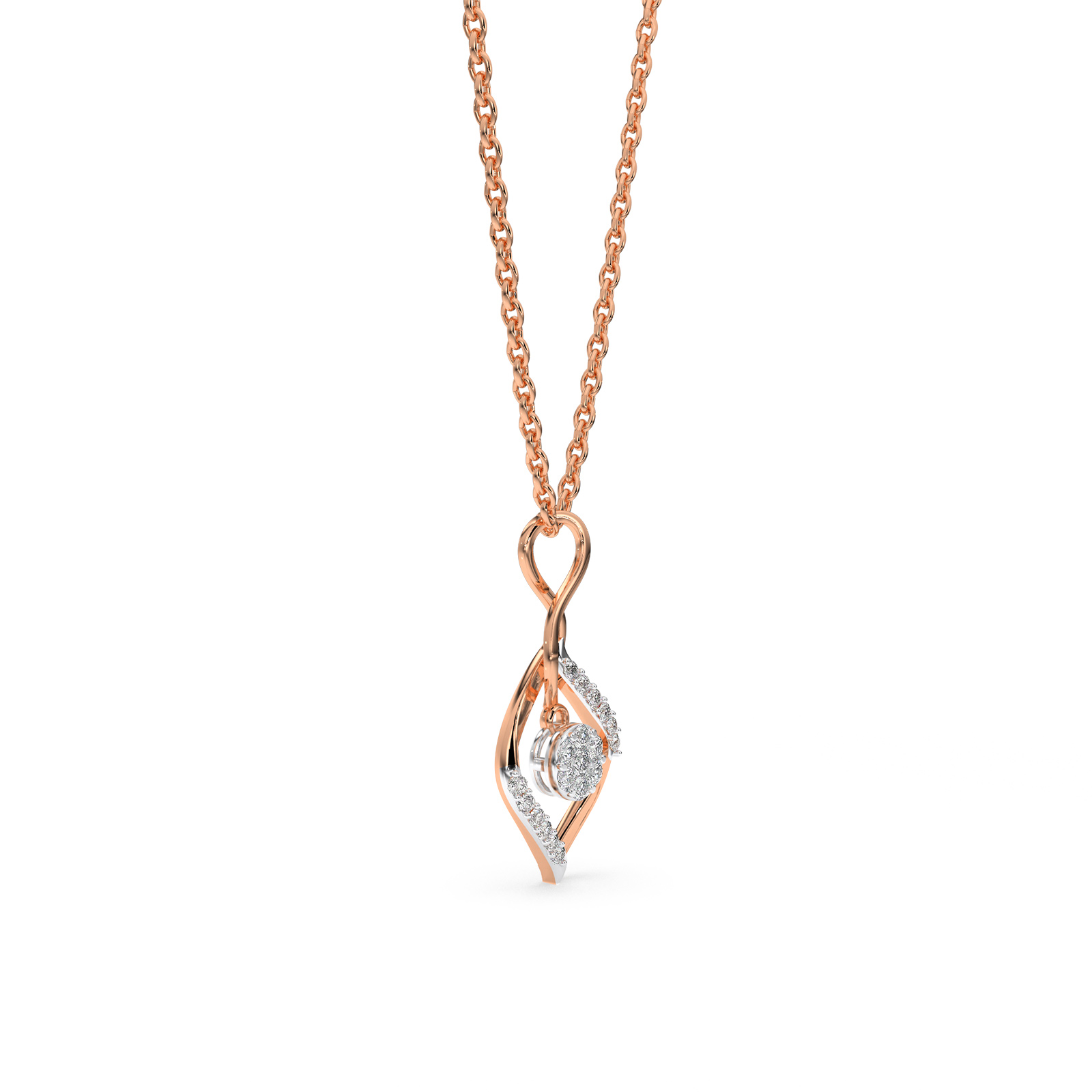 DIAMOND PENDANT 18CT