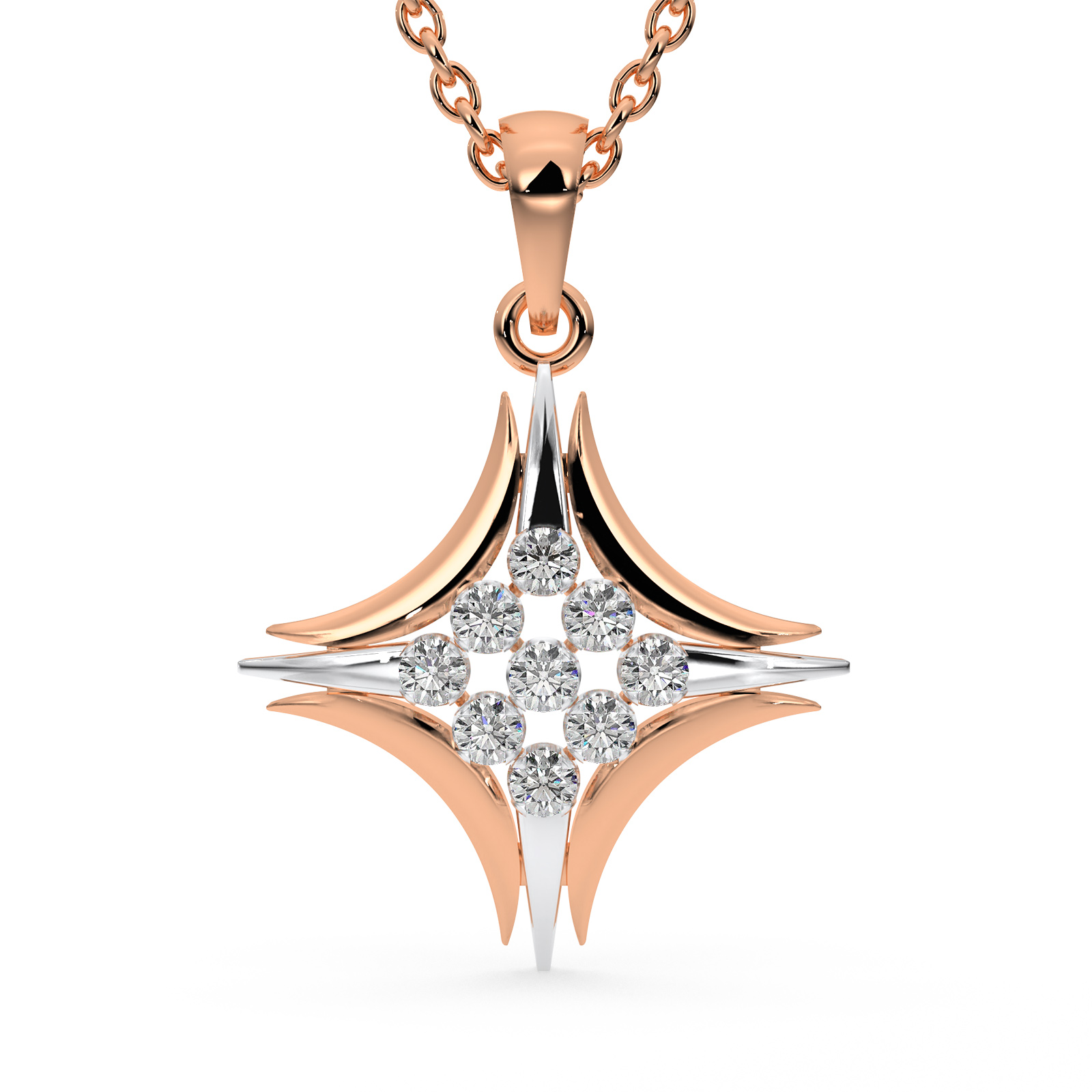 DIAMOND PENDANT 18CT