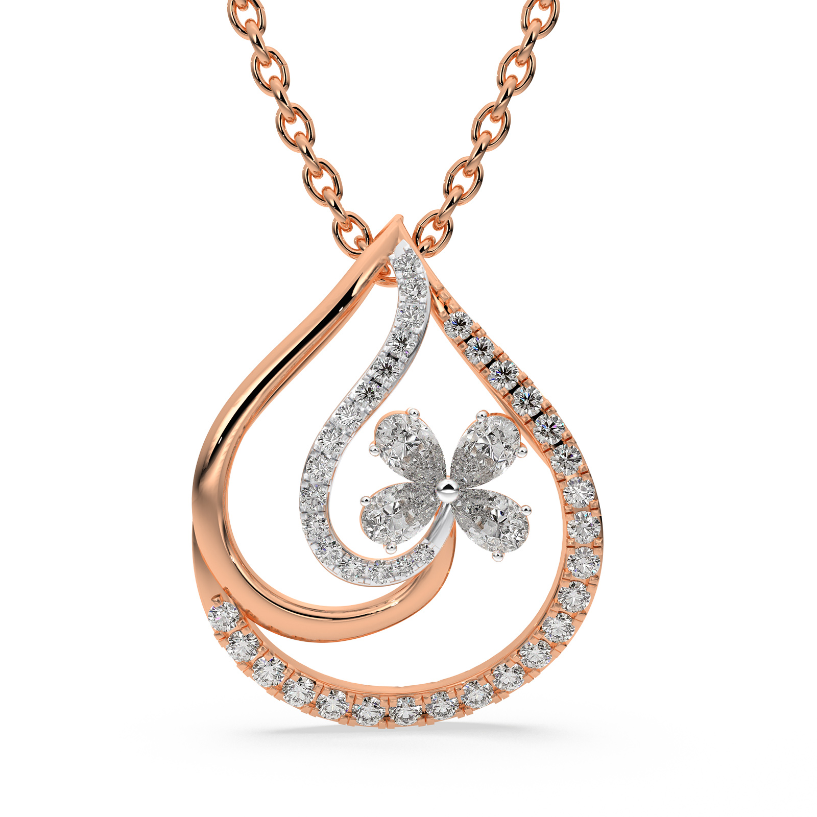 DIAMOND PENDANT 18CT